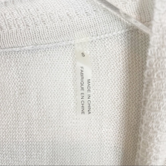 Margaret O’Leary linen blend knit top size S - Picture 3 of 6